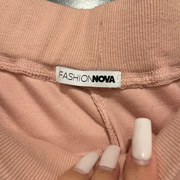 Pink Velour Pants - Picture 2 of 3